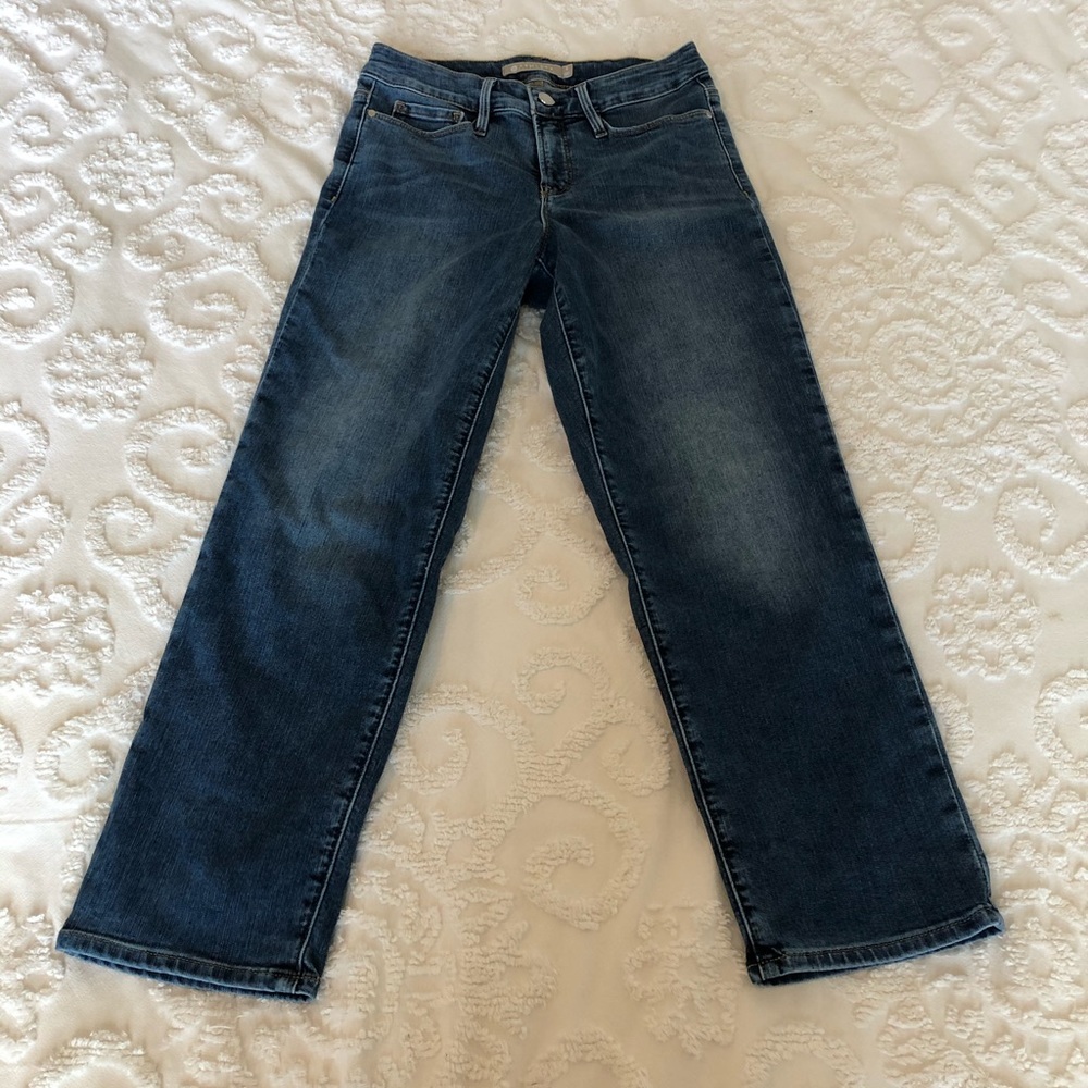Athleta Sculptek Straight Leg Ankle Jeans